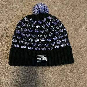 Black youth North Face winter hat